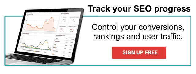 Sign up free to begin improving your conversions with SEO tools.