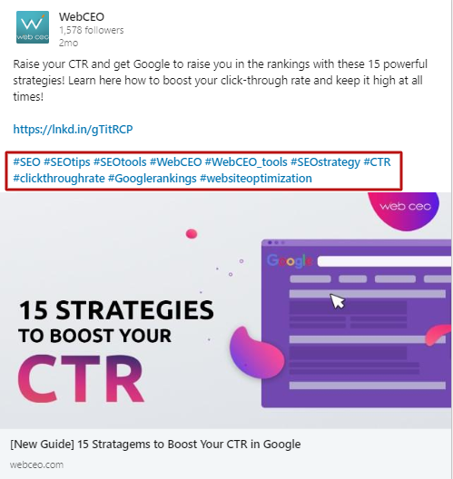 step-2-linkedin-hashtags