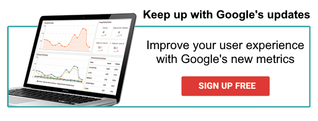 Sign up to check Google's Core Web Vitals on your site!