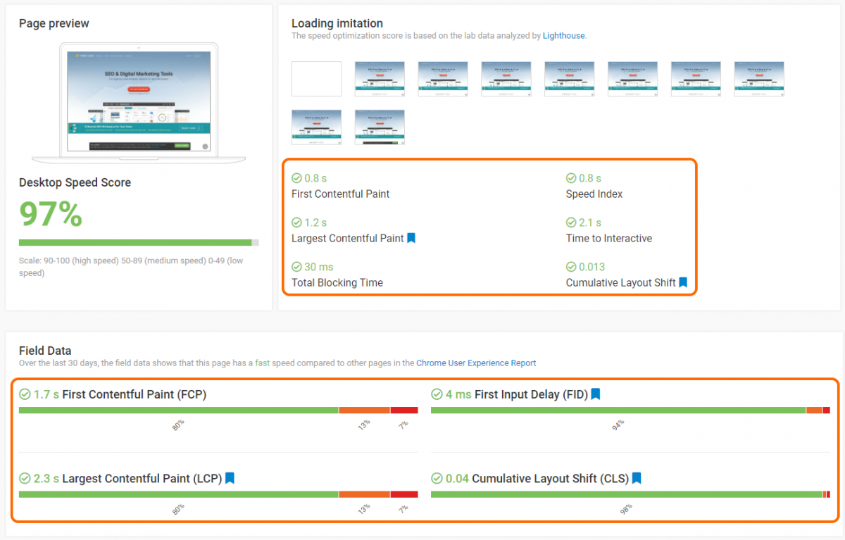 Add Core Web Vitals to your mobile SEO.