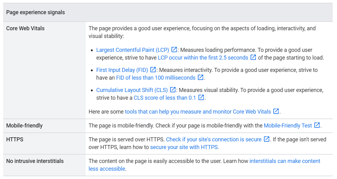 page-experience-signals