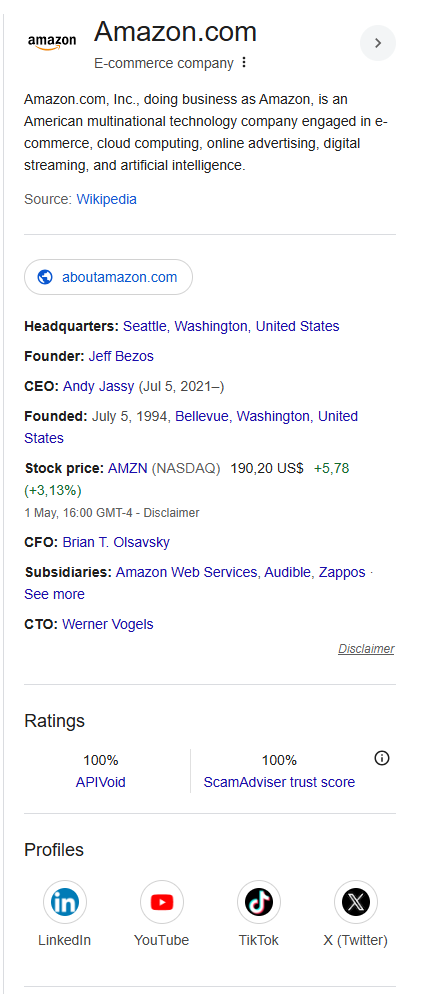 A Knowledge Graph panel can draw tons of clicks to your site.
