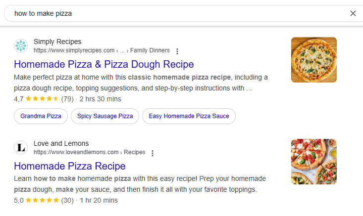 Use schema markup and get rich snippets to boost your CTR.
