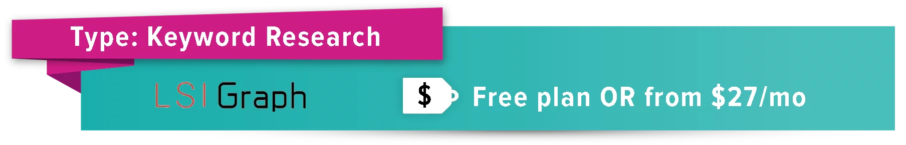 best seo tools LSI Graph badge